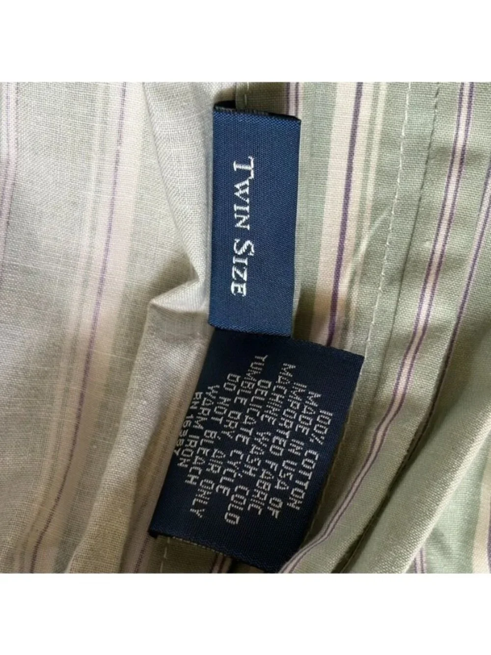 Ralph Lauren Caulfield Stripe Twin Bedskirt 13